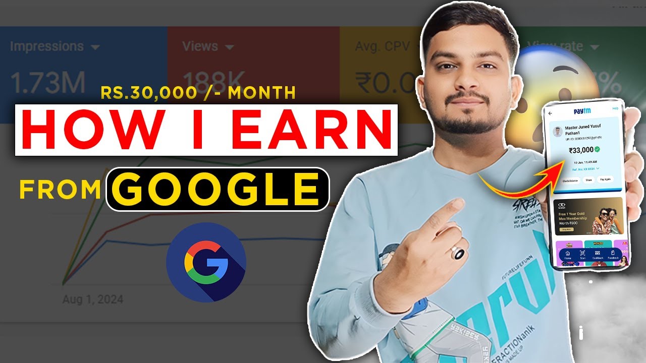 HOW I EARN 30K Per Month From Google