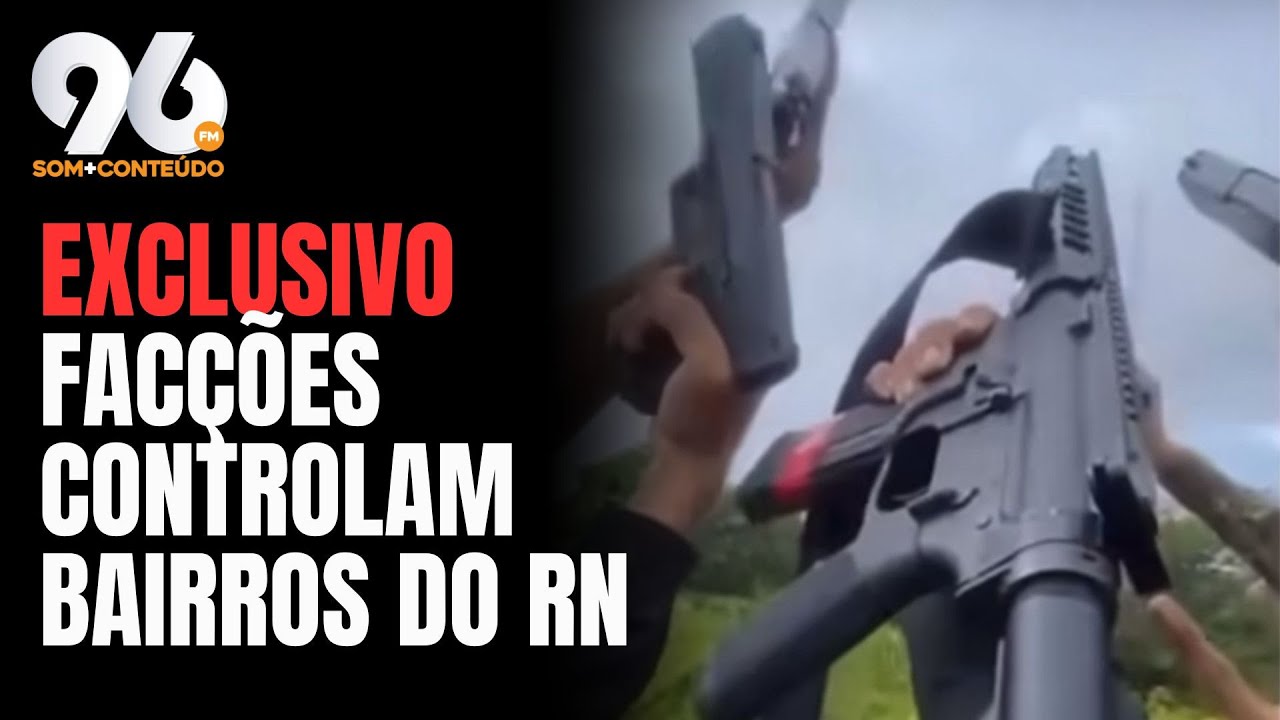 COMANDO VERMELHO EXIBE ARMAMENTO PESADO EM NATAL: POPULAÇÃO É REFÉM DO MEDO