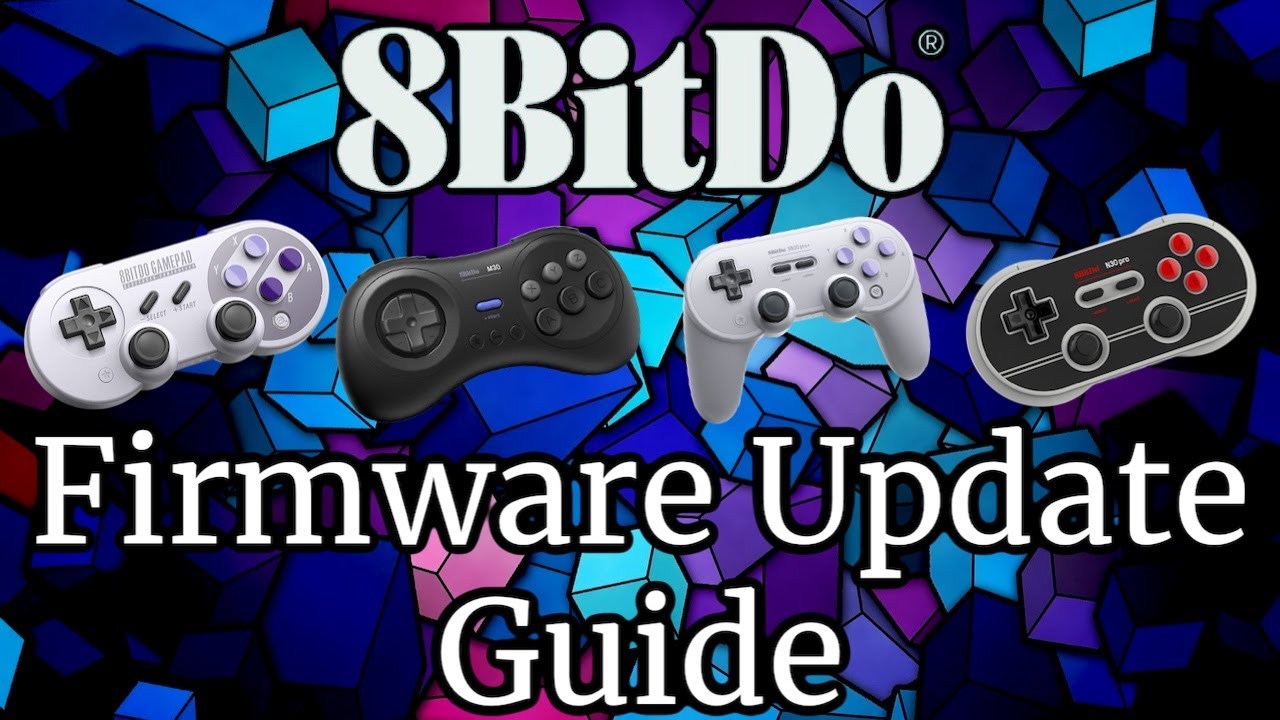 8BitDo Firmware Update Guide - How To Update Gamepad Controller - RetroPie Guy