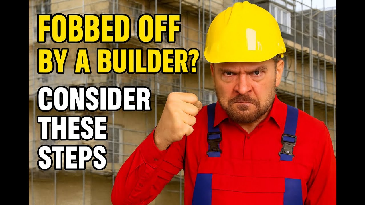 Fobbed Off By A Builder? Consider These Steps