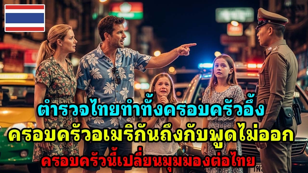 ครอบครัวอเมริกันมาถึงไทยแบบตื่นตระหนก... แต่สิ่งที่ตำรวจไทยคนนี้ทำ ทำให้พวกเขาพูดไม่ออก