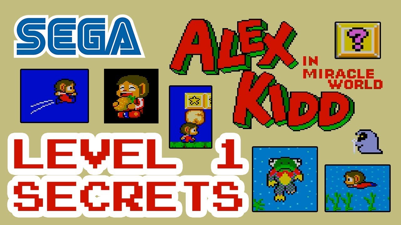 Alex Kidd Level 1 Secrets (Sega Master System)