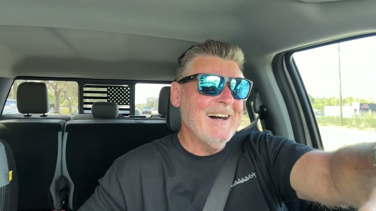 Driving to Walmart but first a truck wash ￼