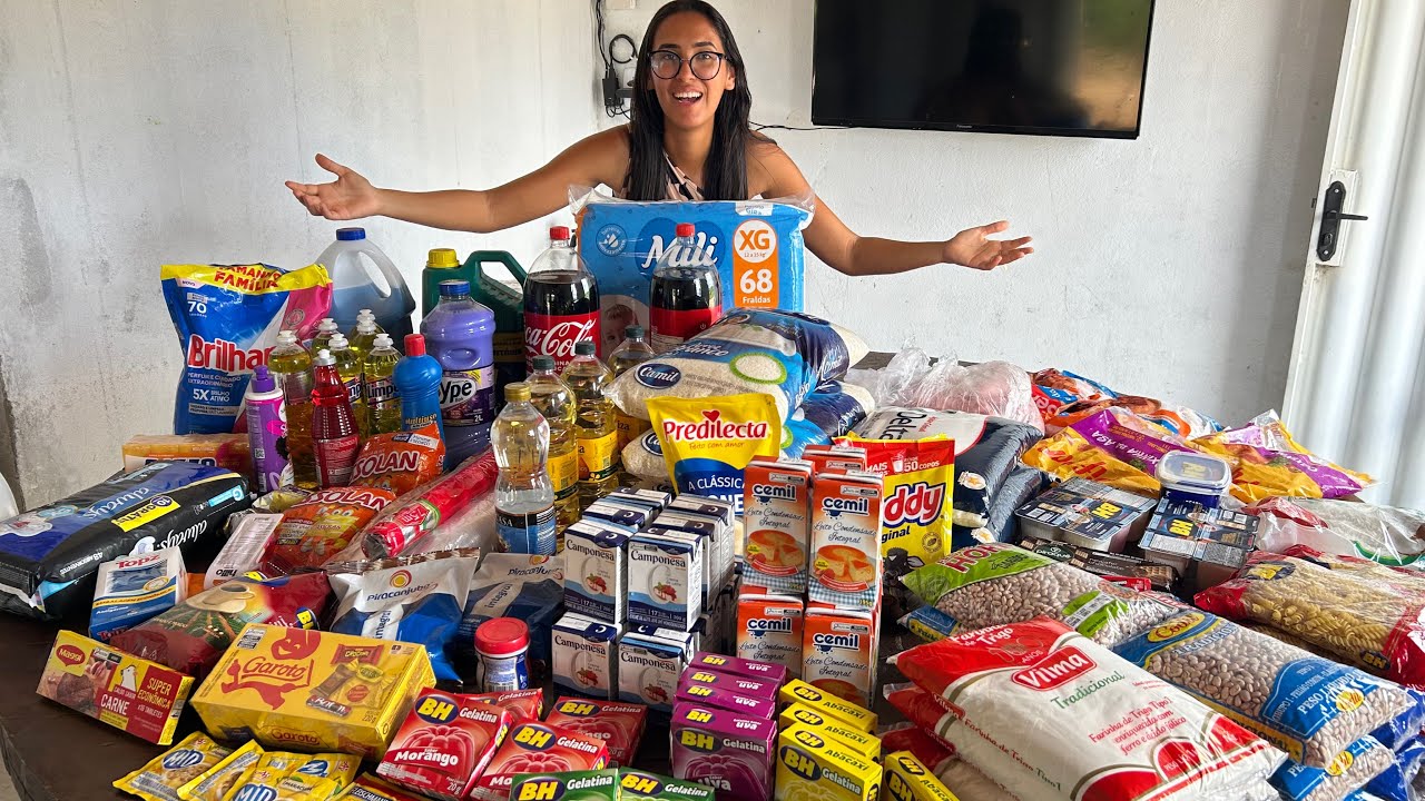 COMPRAS DO M&Ecirc;S EM MERCADO ATACADISTA/ MOSTREI OS PRE&Ccedil;OS/ VALOR TOTAL 