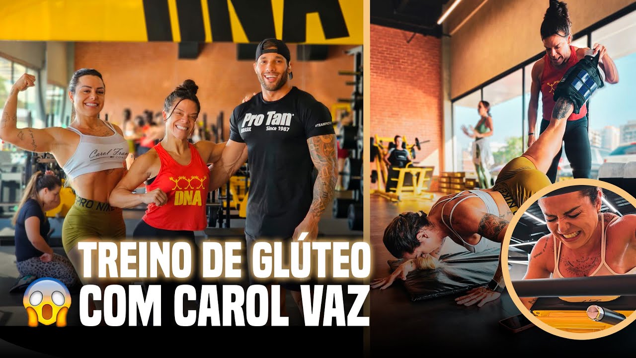 Treino de glúteo com Carol Vaz na DNA Experience!