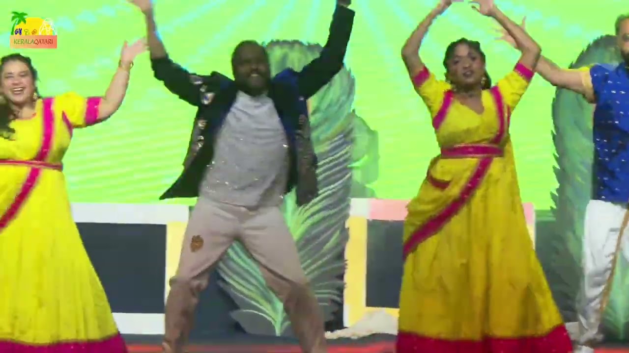 Qatar pooram--My first big stage performance with Vish dance studio team,Doha