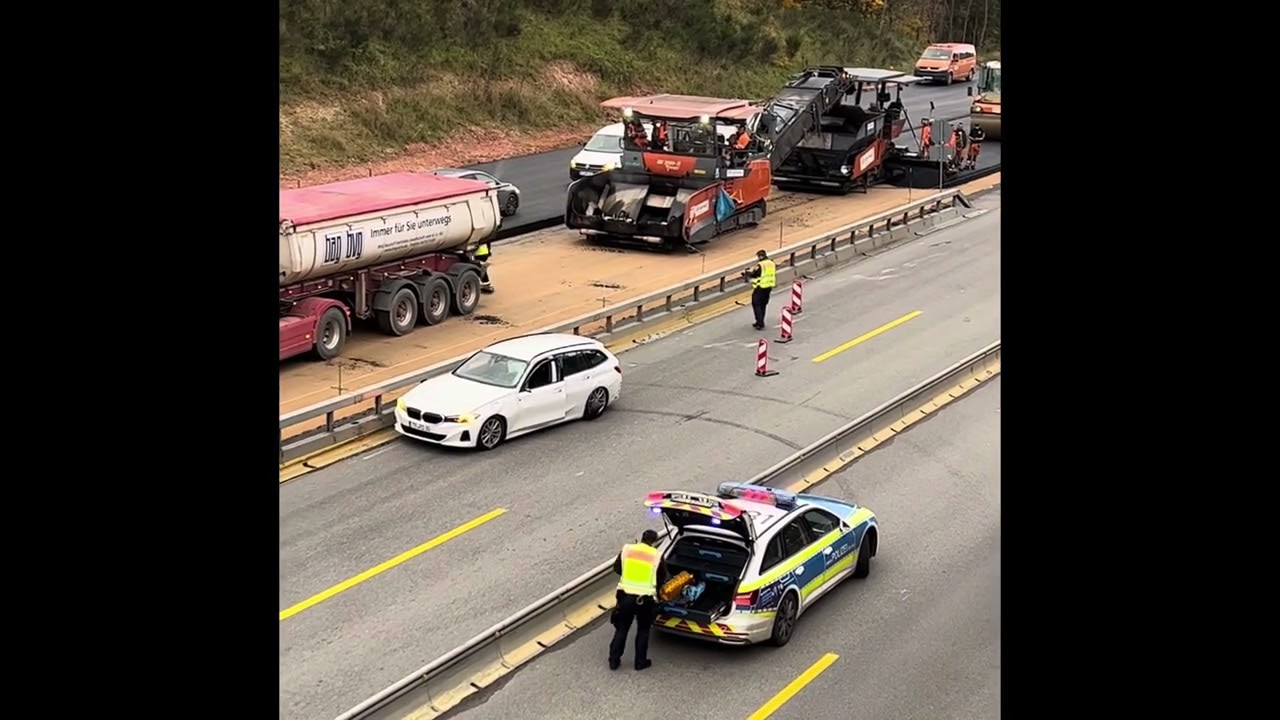 Chaos auf der A 61