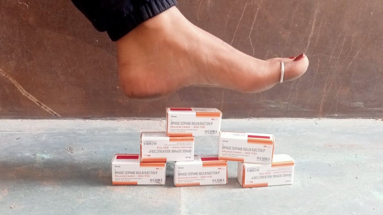 Barefoot Trampling ASMR 👣 | Empty  Box Crushing Satisfying Sounds