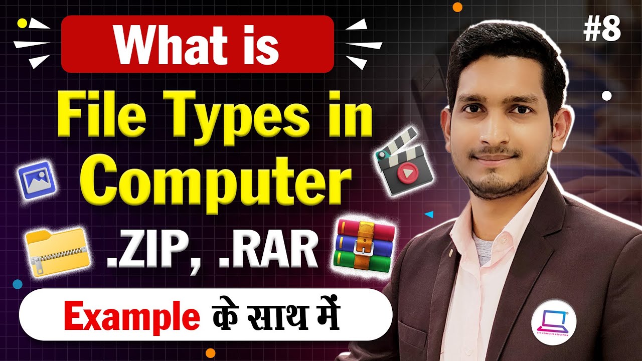 File Types in Computer | How to Create and Extract  .ZIP and .RAR File Type in Computer.