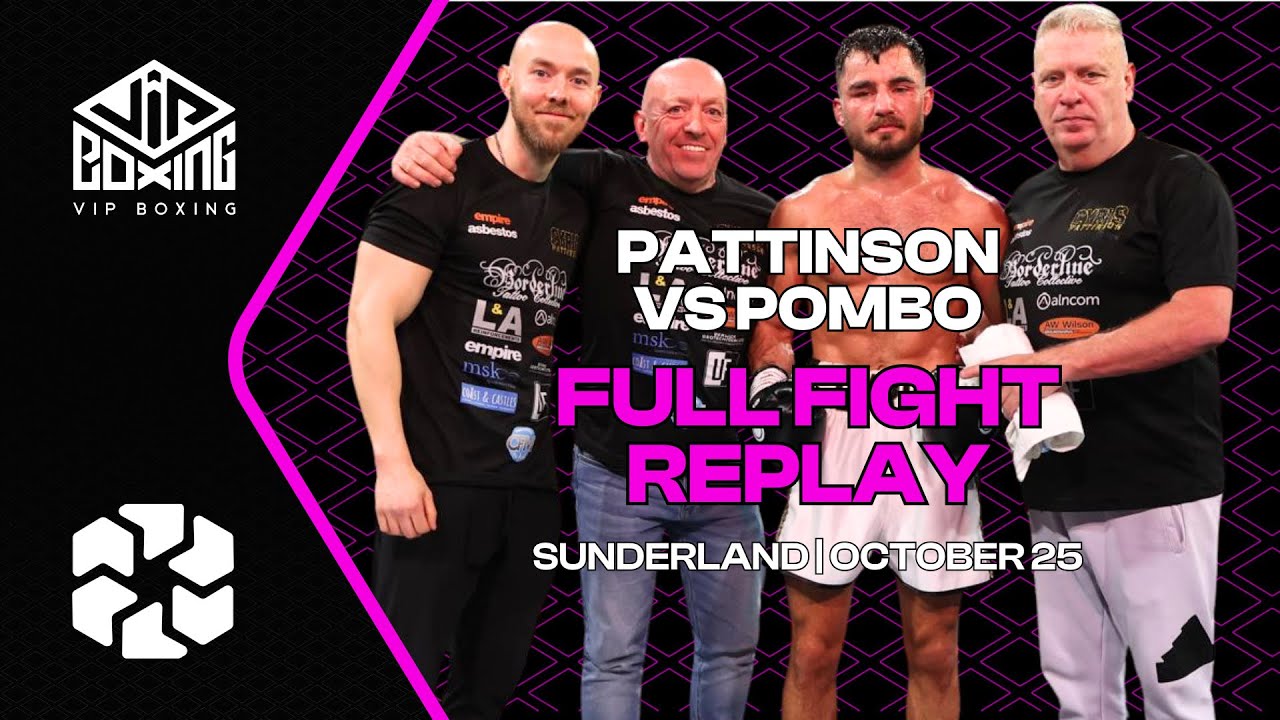 Сайрус Паттинсон против Хосе Мария Помбо | Полный повтор боя | Сандерленд