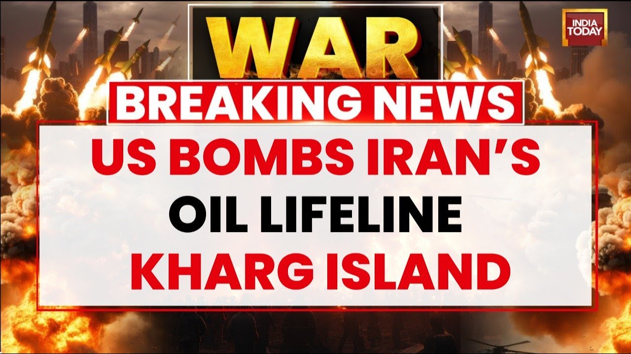 US Bombs Iran’s Kharg Island Oil Hub As Trump Warns Over Strait of Hormuz Amid Escalating War