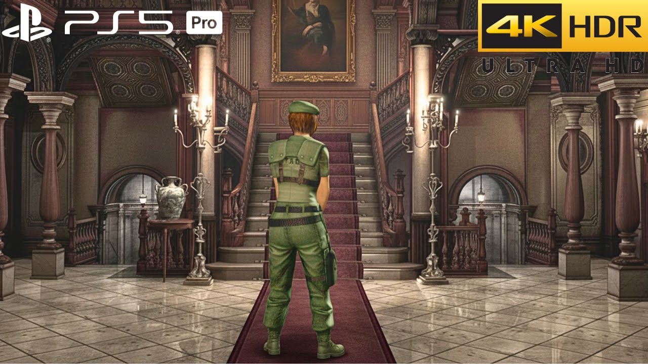 Resident Evil 1 HD Remastered - Jill Valentine (PS5 Pro) 4K HDR Gameplay - (Full Game)