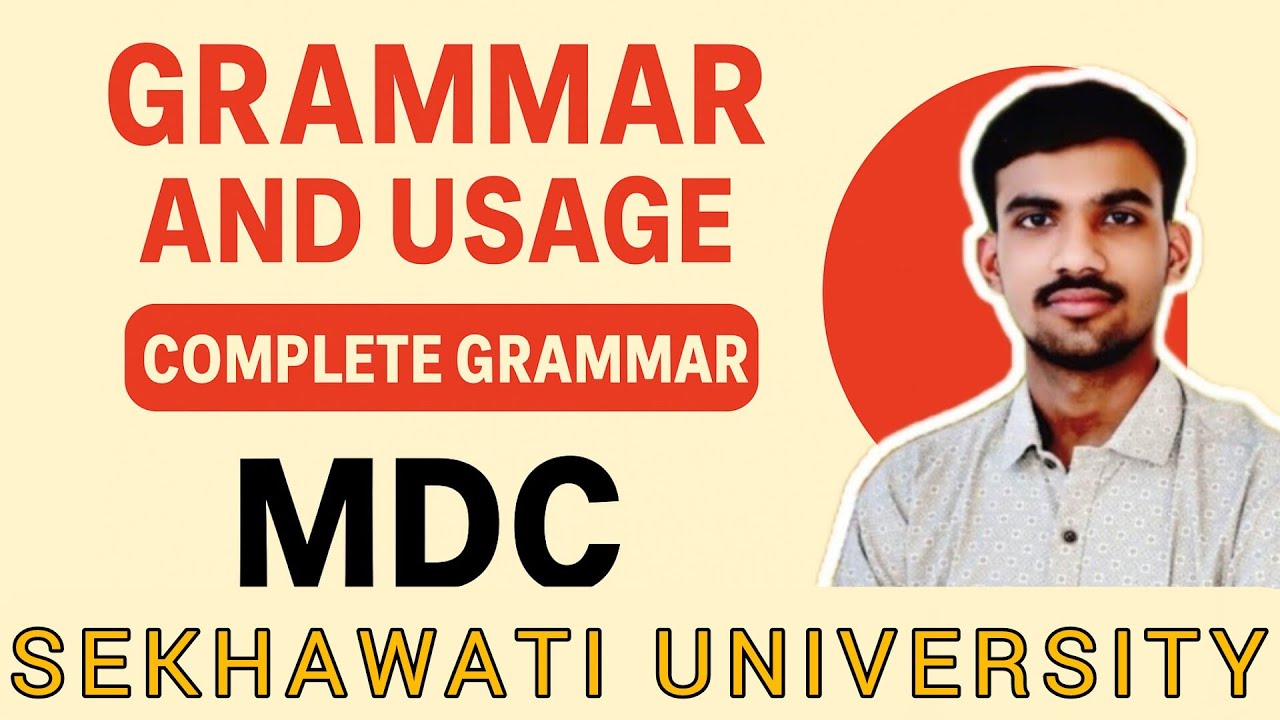 General English BA Semester 2 | COMPLETE GRAMMAR | Shekhawati University #semester2english 