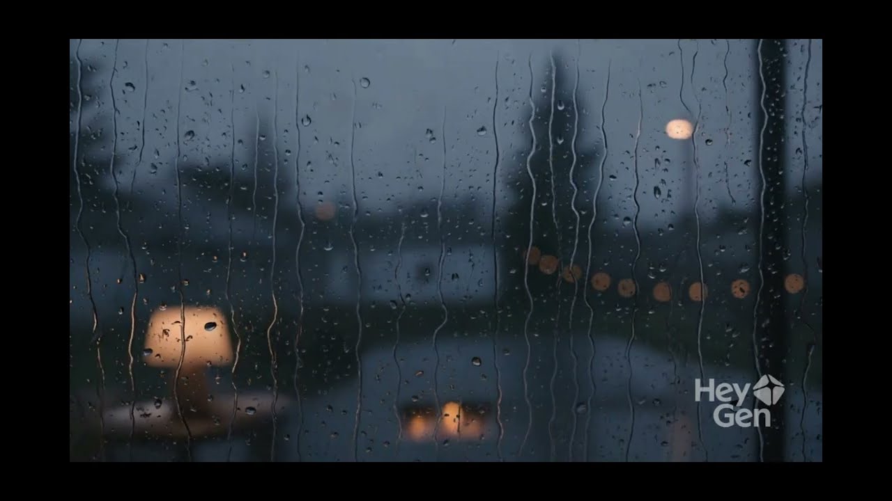 Relaxing Rain on Window – 3 Hours of Soothing Sounds