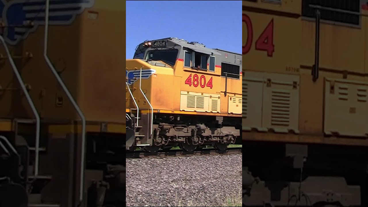 RARE Union Pacific train at Union, IL!
