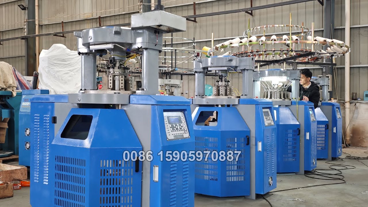 double jersey rib circular knitting machine #knittingmachine #textile machinery