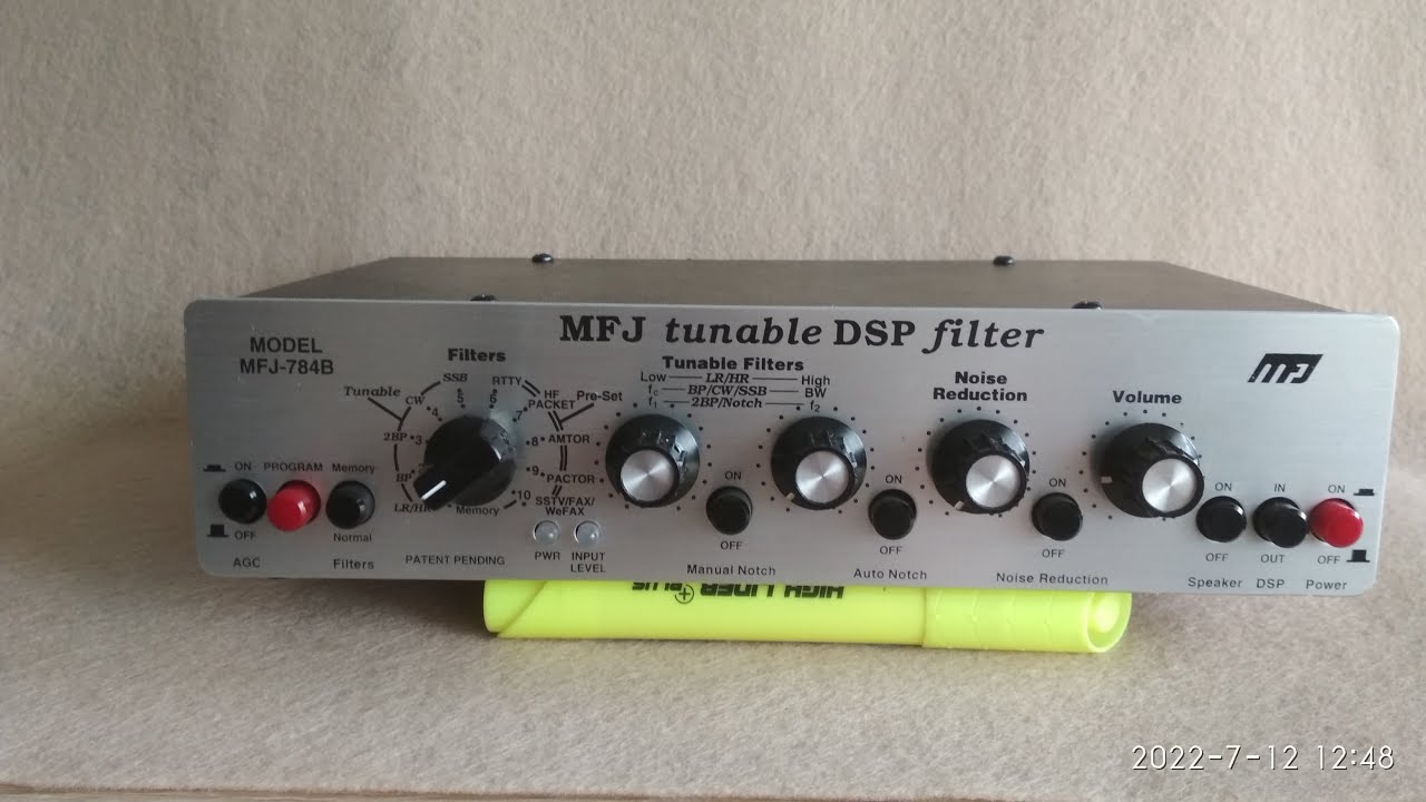 My new acquisition: MFJ-784B DSP filter. Dating.