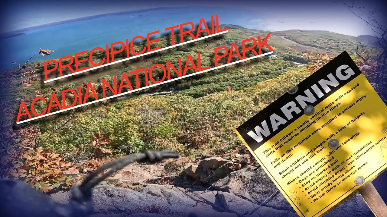 Hiking Precipice Trail - Acadia National Park