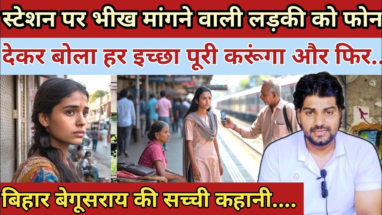 स्टेशन पर भीख मांगने वाली लड़की को फोन देकर बोल हर इच्छा पूरी करूंगा||Bihar Begusarai Case ki Kahani