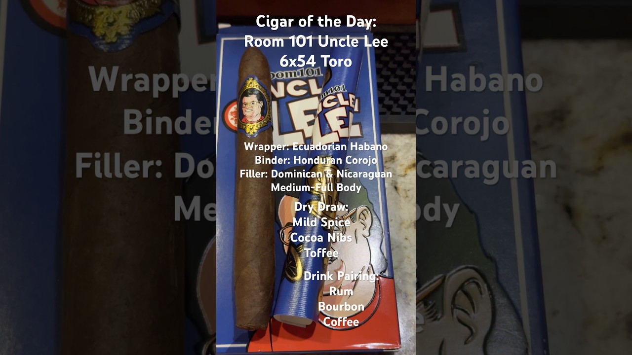 Uncle Lee (Room 101) 6x54 Toro - Collect Stamps - Score Cigars #Short #Shorts #CigarOfTheDay #Review