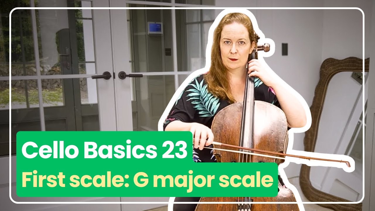 Cello Basics 23: Your First Scale - G Major Scale | Ailbhe McDonagh