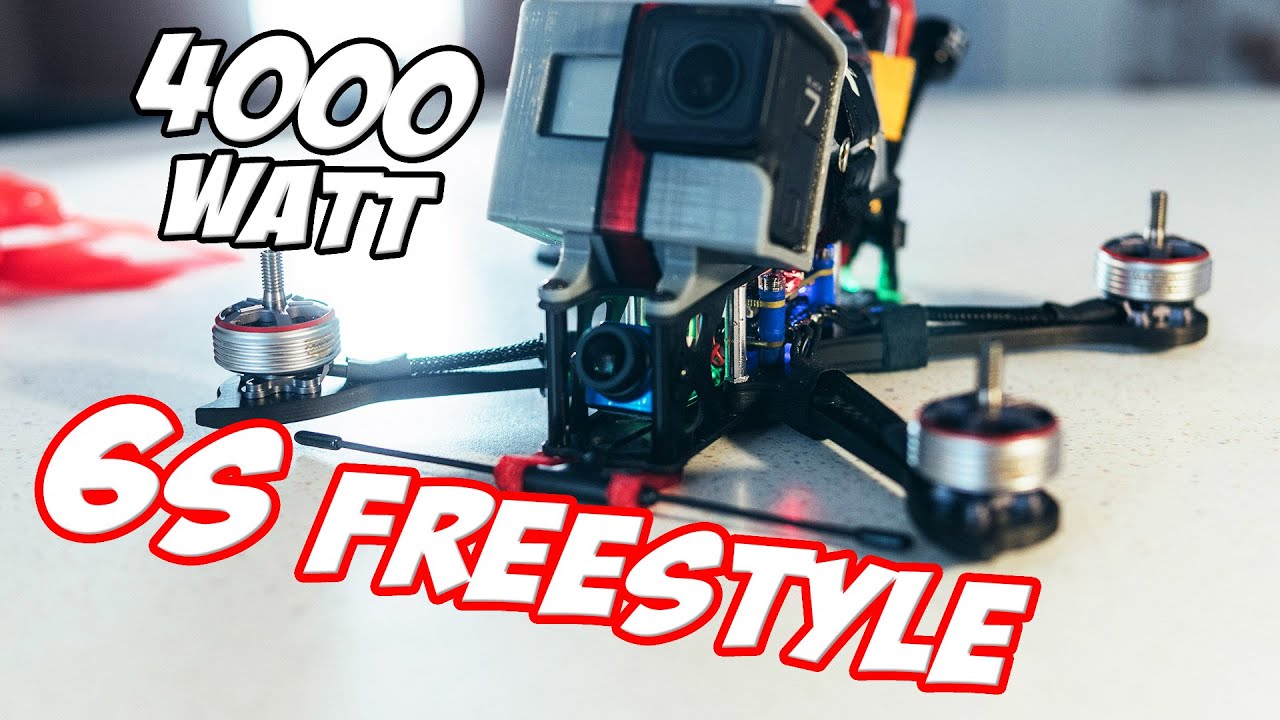 ☀ 4000 ВАТТ в воздухе! 6S фристайло в деле [6S Freestyle II]