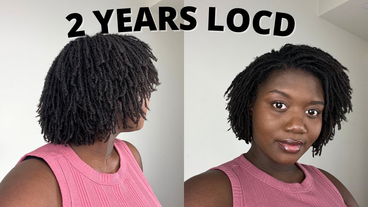 2 YEAR MICROLOCS UPDATE!!! Trimming my Locs & Loc Journey Recap!