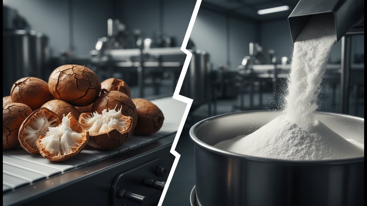 How Baobab Fruit Becomes Organic Superfood Inside a Factory