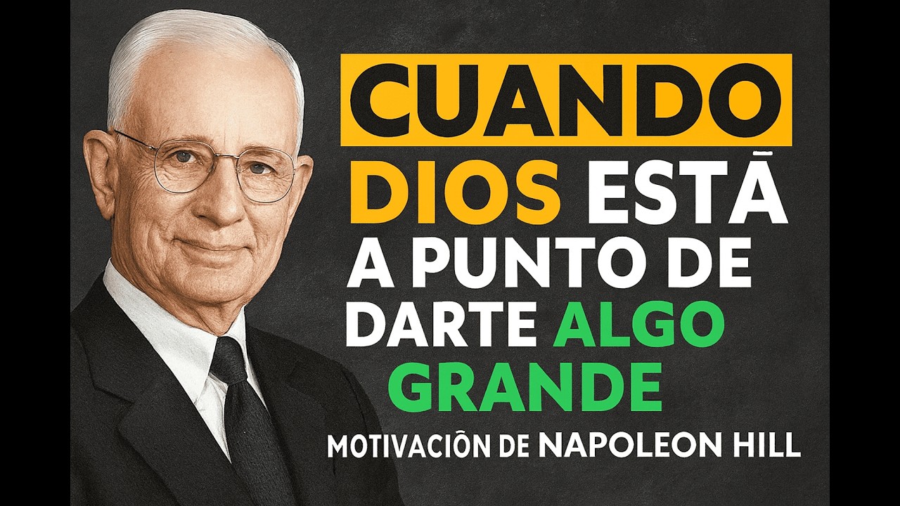 CUANDO DIOS ESTÁ A PUNTO DE DARTE ALGO GRANDE |Napoleon Hill de nevopa