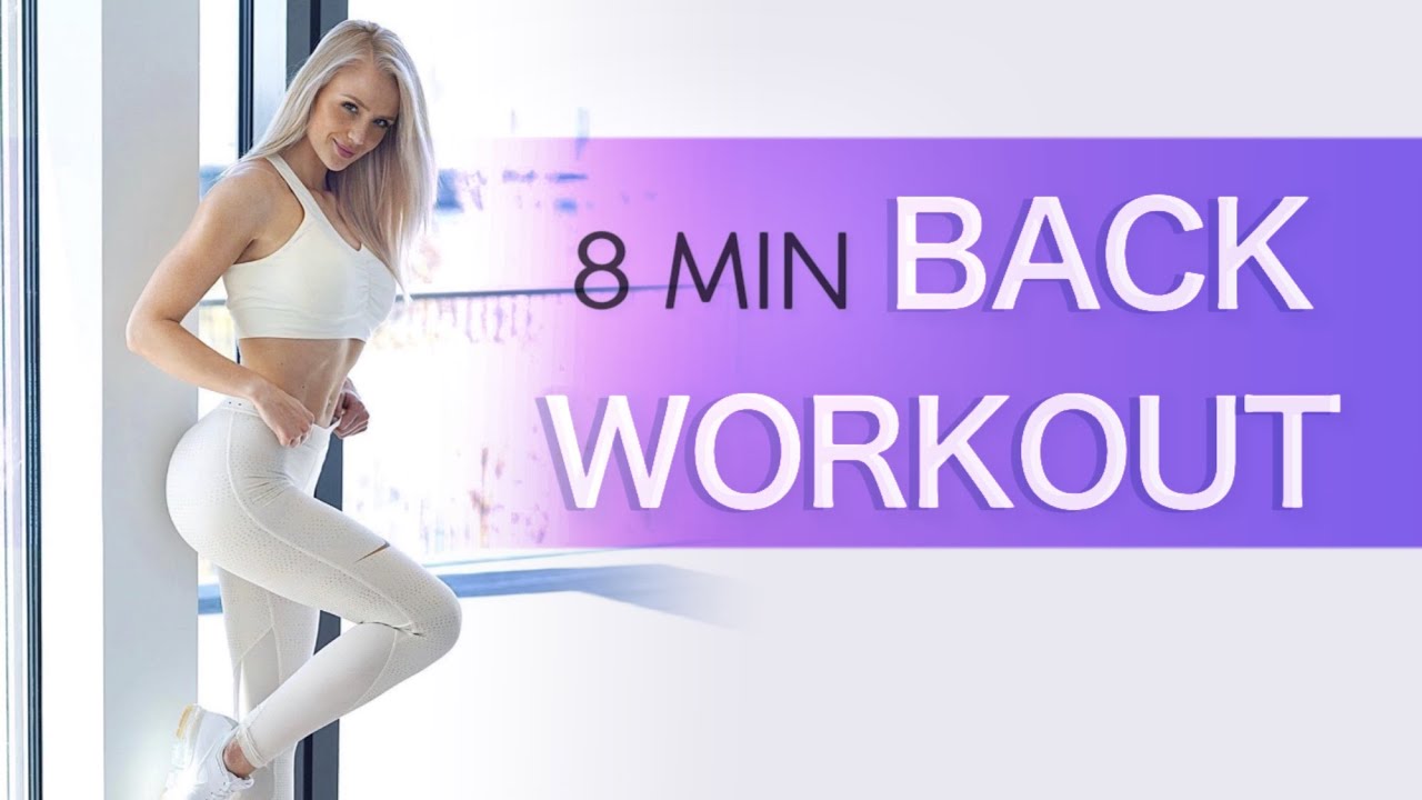 8min Lying BACK WORKOUT / no equipment I Paula Freimane