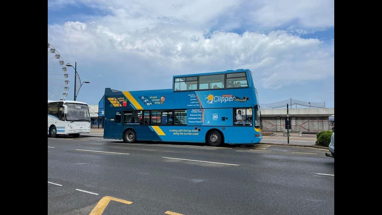 1C Clipper Bus - Hemsby Beach to Pleasure Beach (Full Route)