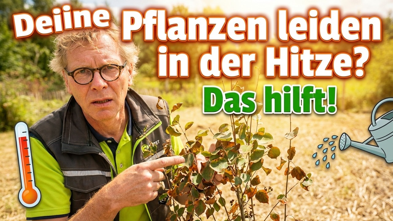 So schützt du deine Pflanzen vor Hitze!