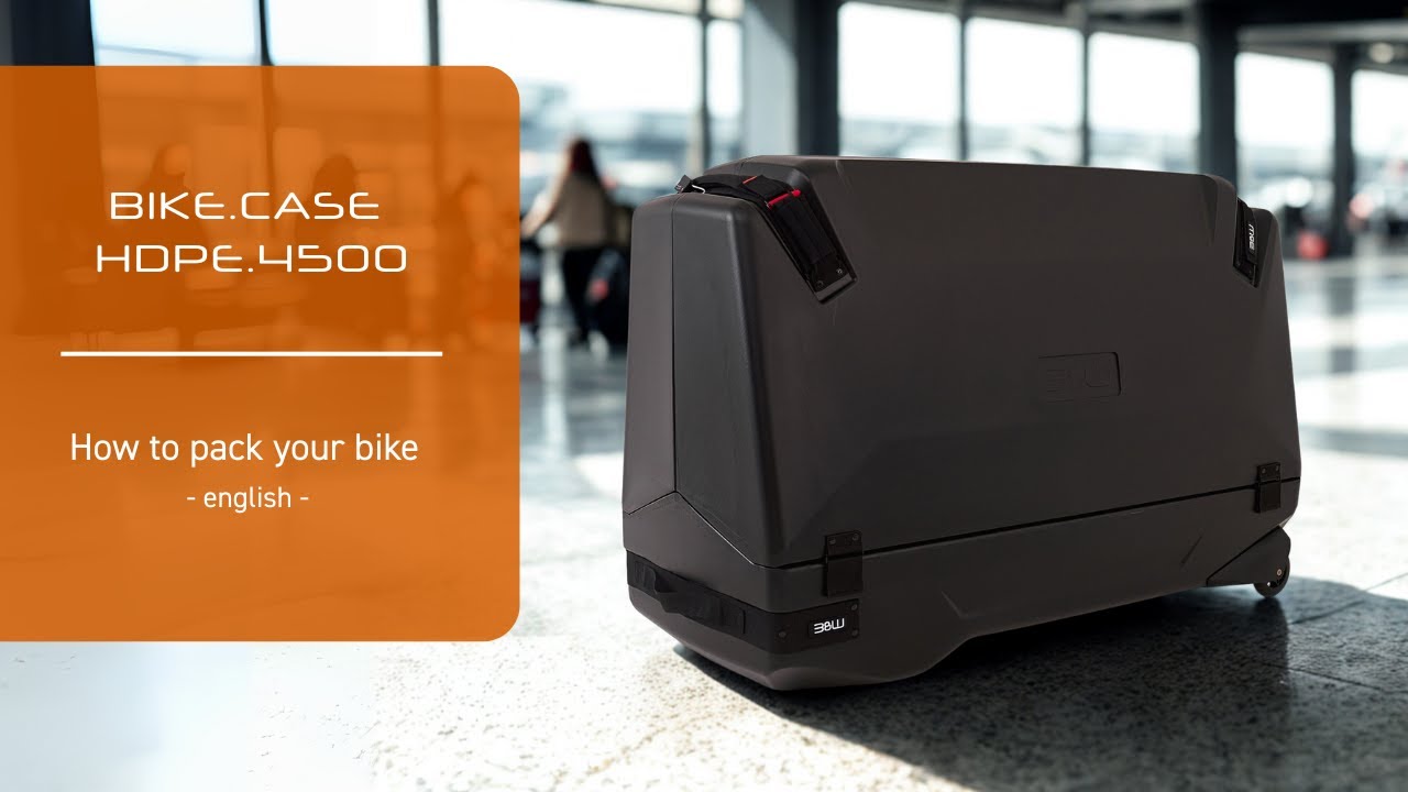 How to pack your bike in the bike.case HDPE.4500 | bike.shield – no handlebar removal!