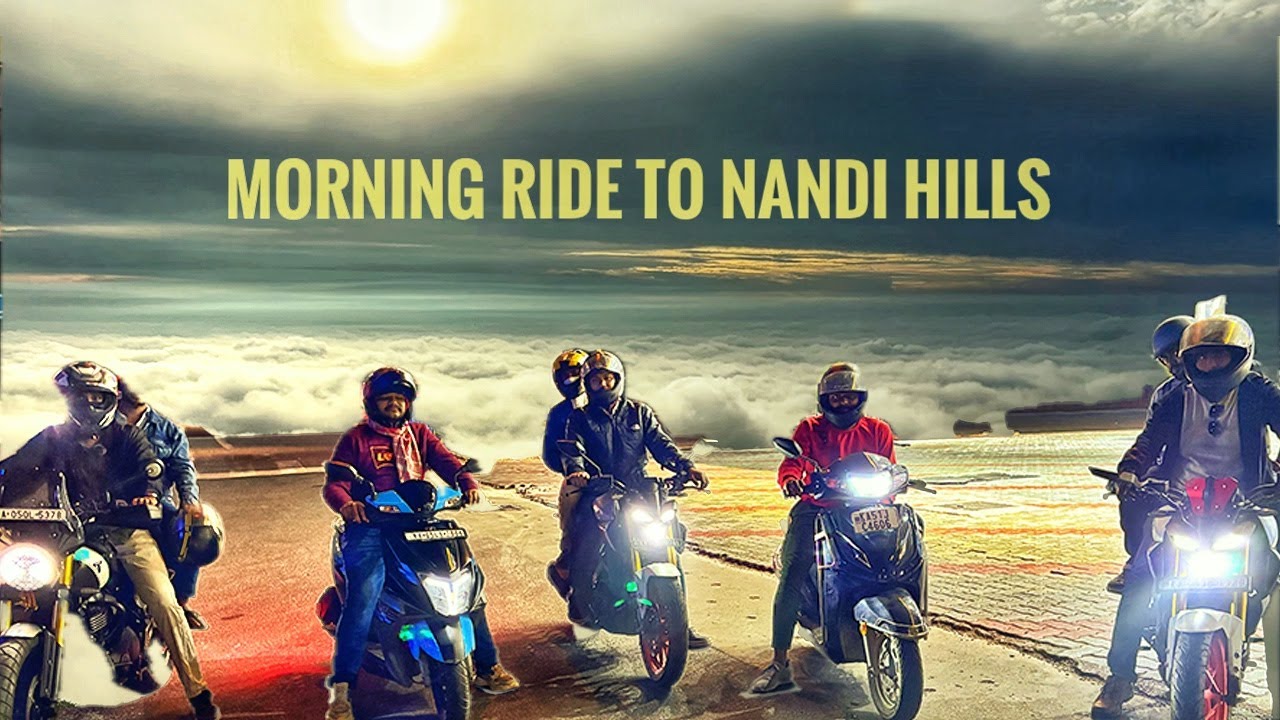 Morning Ride to Nandi Hills | Where Clouds Meet the Horizon 🌄 | Ride on My Scrambler 400X