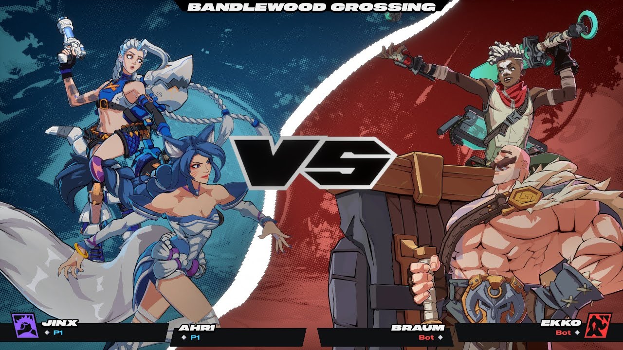 2XKO Casual Match - MaverickHunterX (Ahri/Jinx) vs (Braum/Ekko)