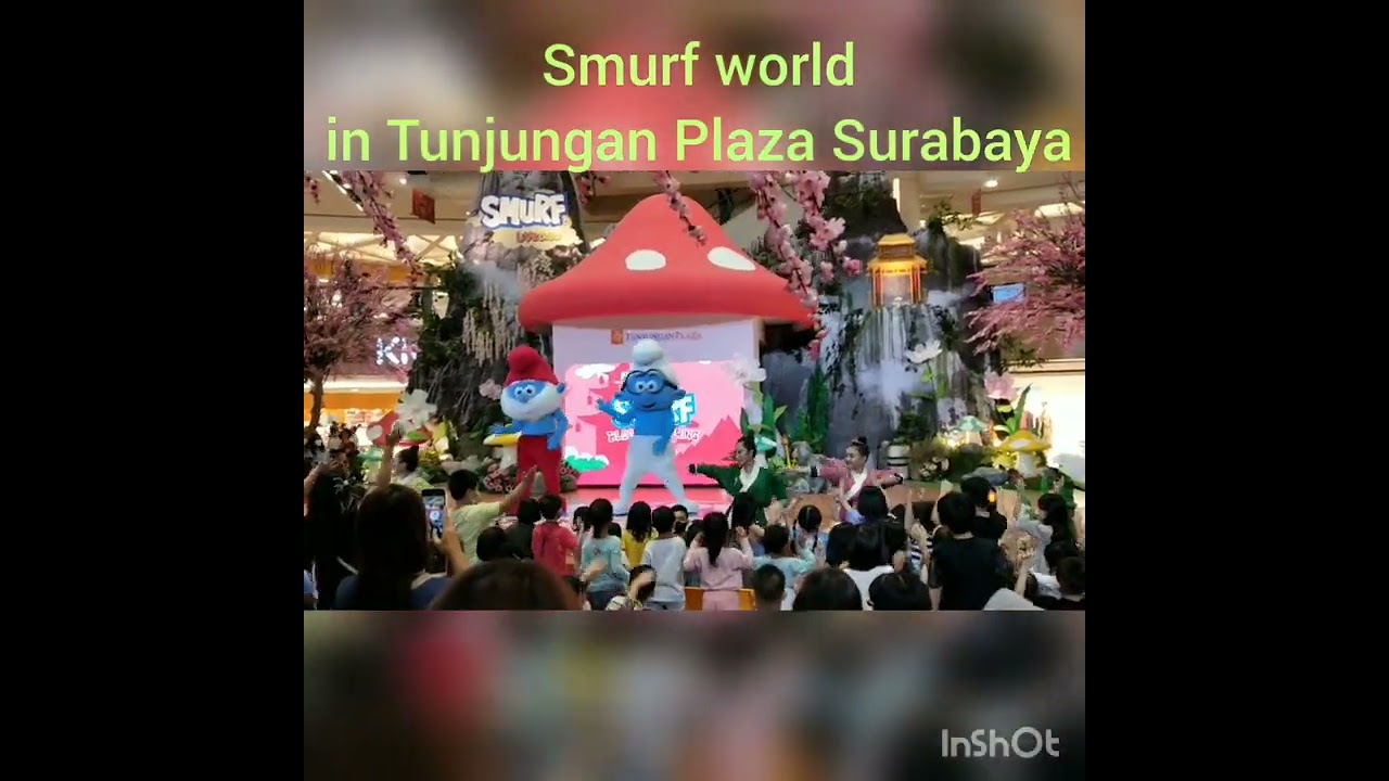 The smurf world on town