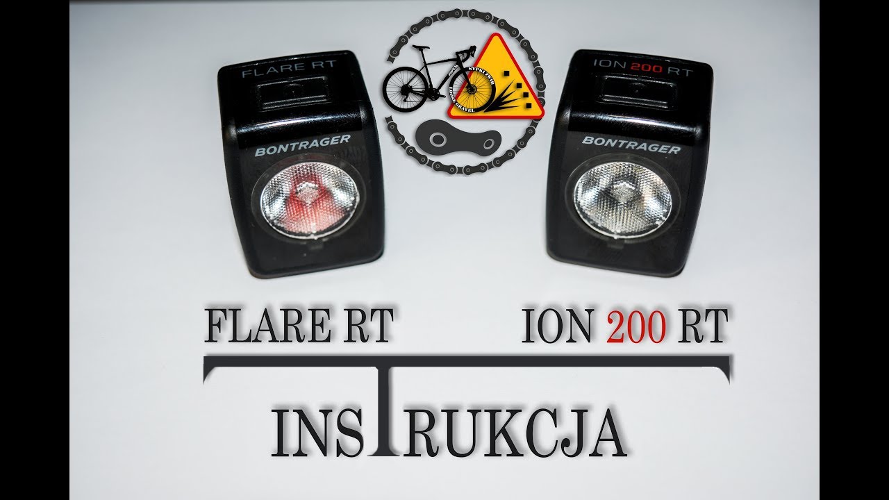 Bontrager Ion 200 RT oraz Flare RT instrukcja obsługi