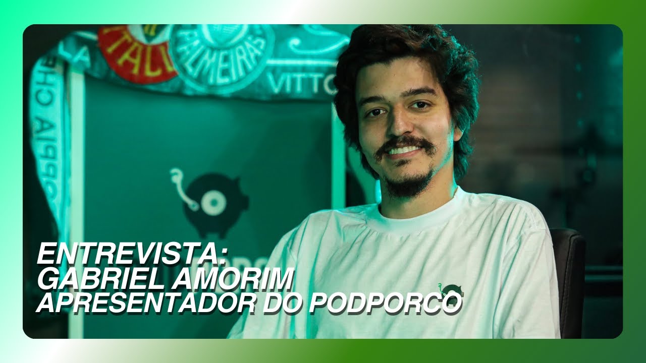 Bate-papo com o apresentador do Podporco, Gabriel Amorim, mercado da bola e muito mais do Verdão!