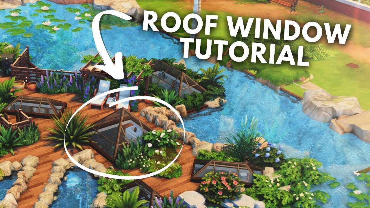 The Sims 4 Roof Window Tutorial 