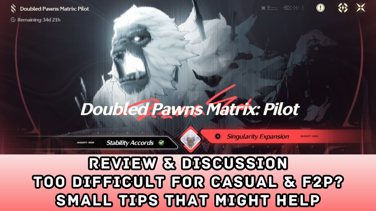 Пилотный проект WuWa New End Game Double Pawn Matrix слишком сложен для казуальных игроков и игро...
