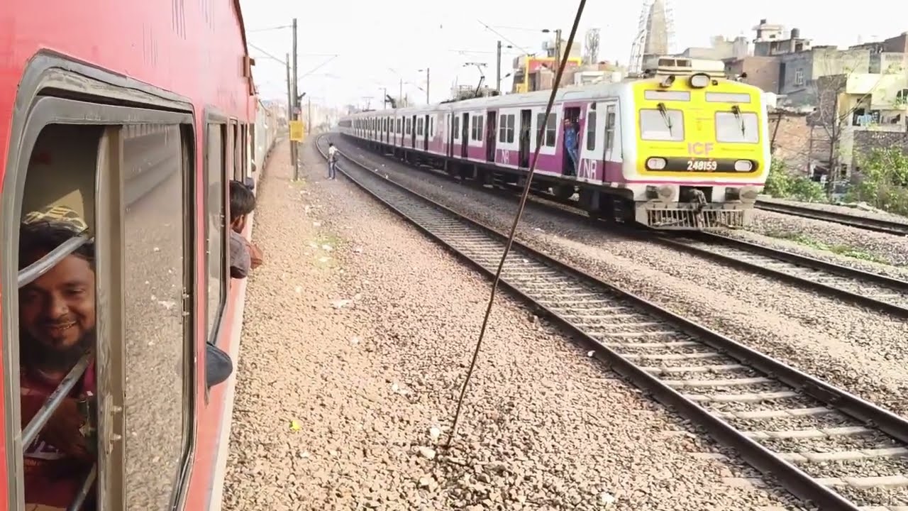 Train journe | Jalandhar city intercity express | 1 overtake 5 crossing