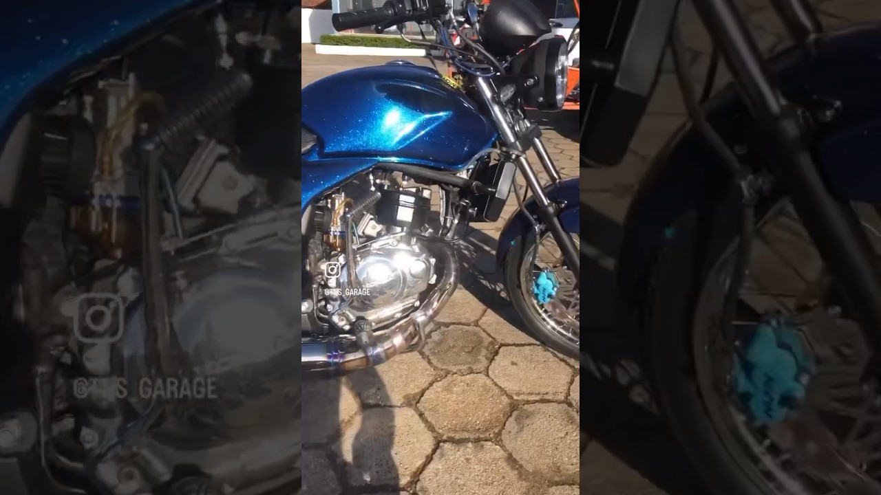 TITAN 150 2 tempos 😎- Motor original dela, convertido para 2 tempos 🚀 #tdsgarage