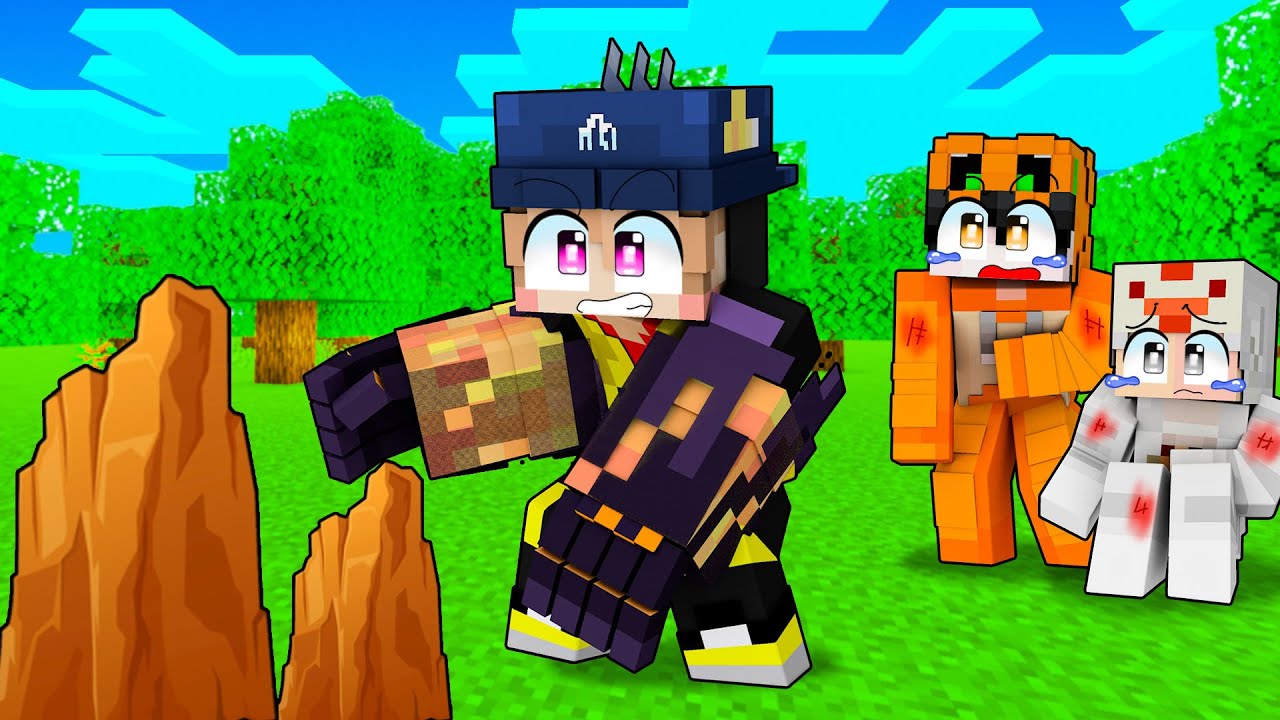 AKU JADI BOBOIBOY DAN SELAMATKAN TEMANKU DI MINECRAFT!!