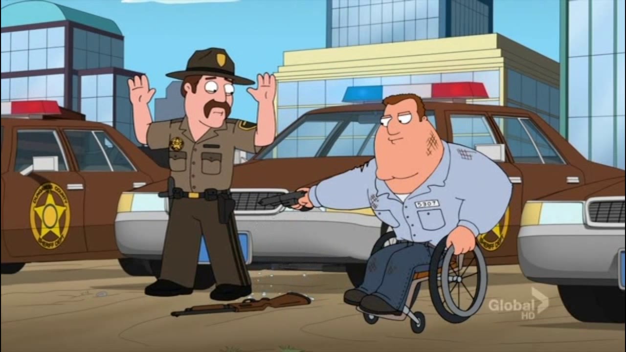 FAMILY GUY - Joe Swanson: Law Enforcement's man of the year