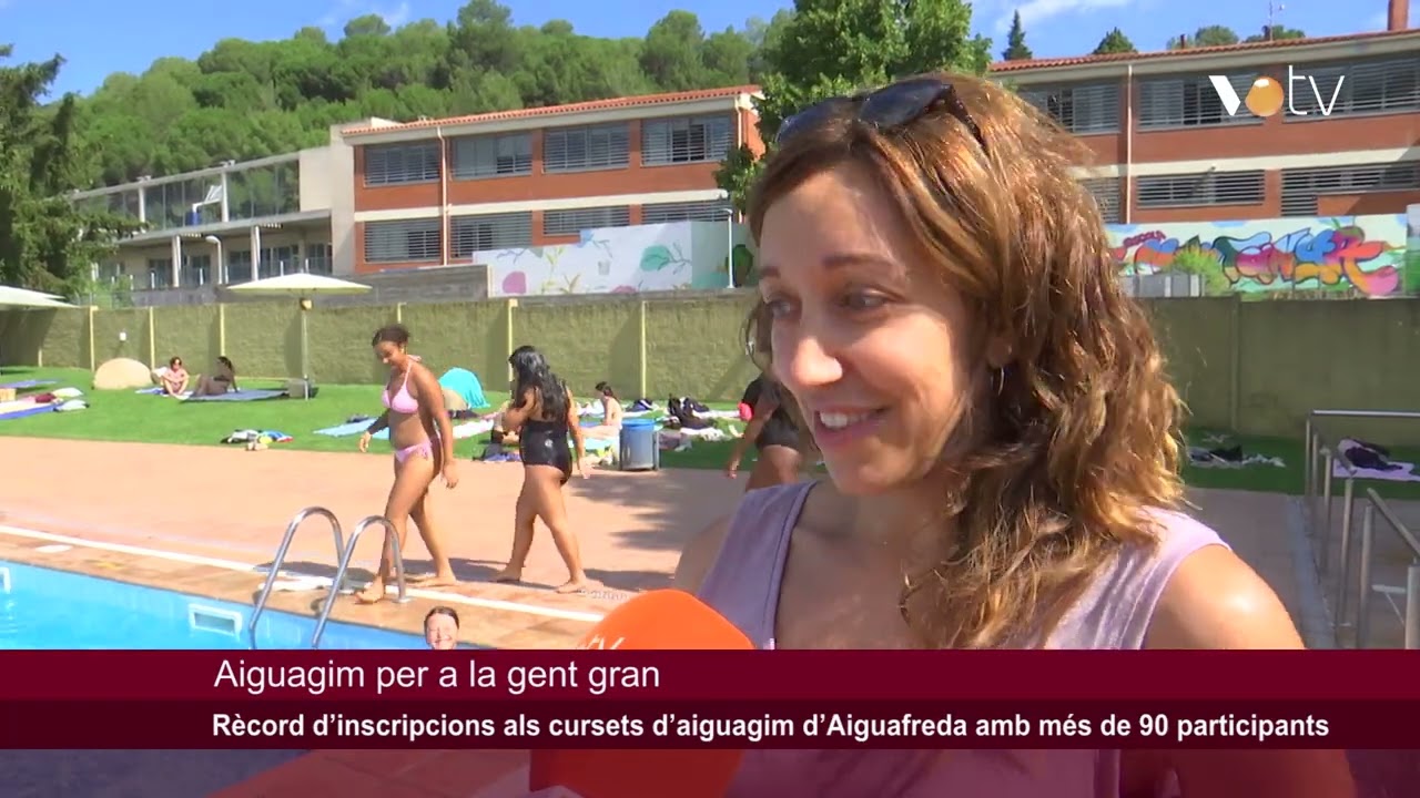 VOTV - Rècord d’inscripcions als cursets d’aiguagim d’Aiguafreda amb més de 90 participants