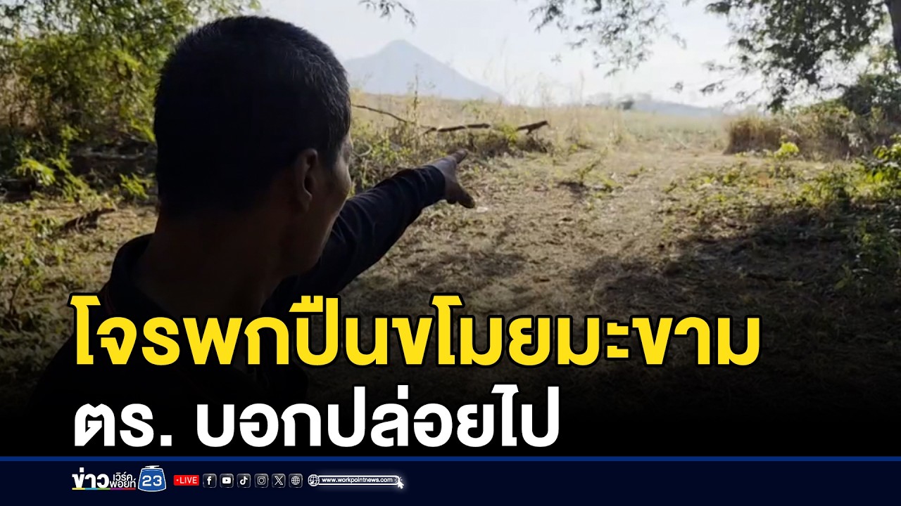 โจรพกปืนขโมยมะขามหวานยกสวน ตร.บอกปล่อยไป | ชงข่าวเขย่าจอ | 30 มกราคม 2569