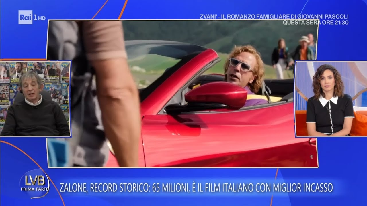 Checco Zalone, record storico di incassi - La volta buona 13/01/2026