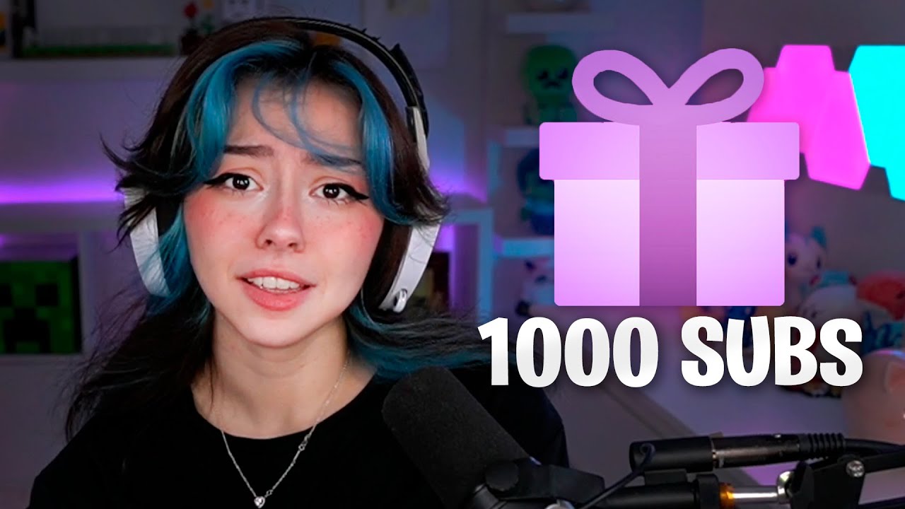 El día que me REGALARON 1000 SUBS 😁