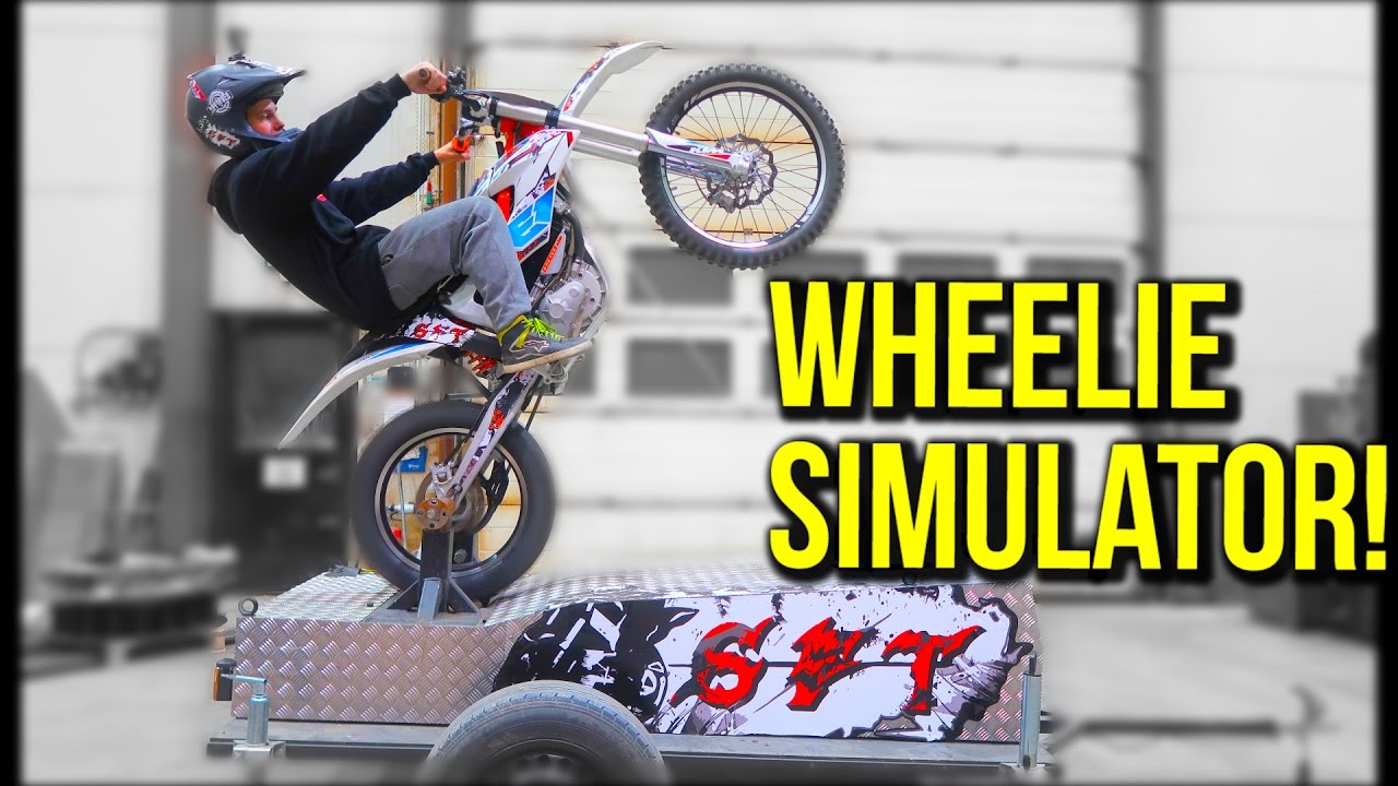 WHEELIE SIMULATOR! Test ride KTM SX-E freeride