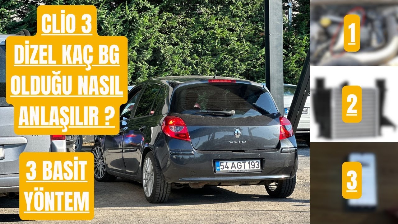 CLİO 3 / 1.5DCİ KAÇ BEYGİR OLDUĞU NASIL ANLAŞILIR / ANLAMANIN ÜÇ BASİT YÖNTEMİ / RENAULT PORT APP